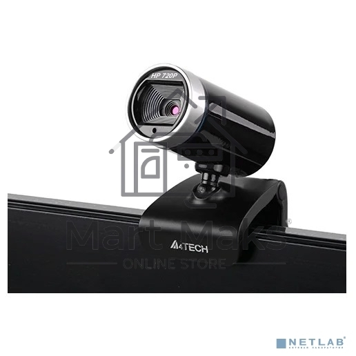 Камера Web A4Tech PK-910P черный 2Mpix (1280x720) USB2.0 с микрофоном