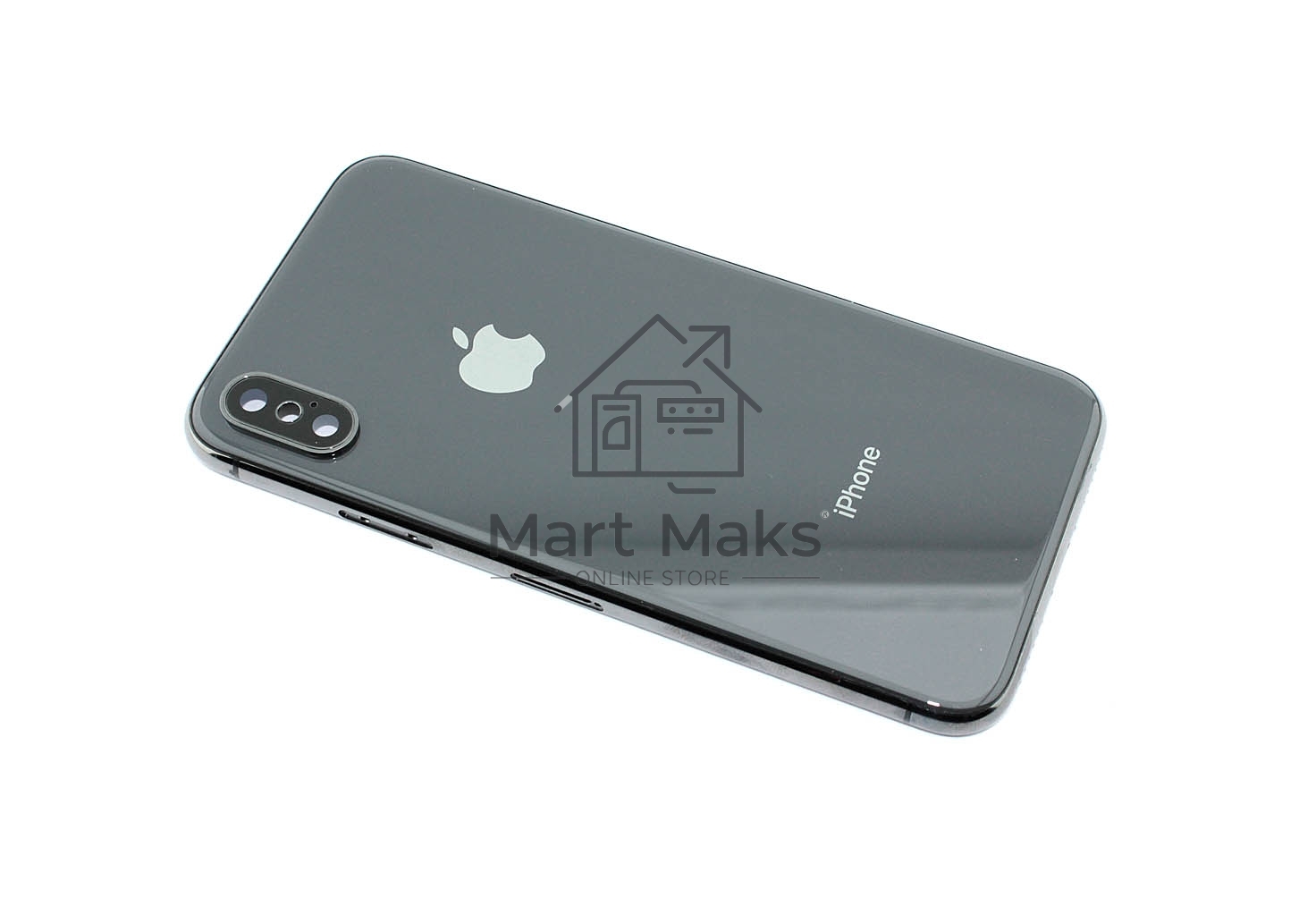 Задняя крышка (корпус) в сборе с рамкой для Apple iPhone X черный
