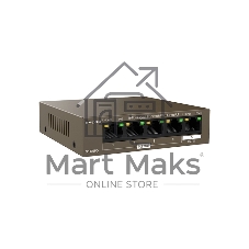 Коммутатор Tenda G1105PD (IP-COM) (5 портов Ethernet 10/100/1000 Мбит/сек, 4xPoE IEEE 802.3af 15.4W (max 30W)) (G1105PD)
