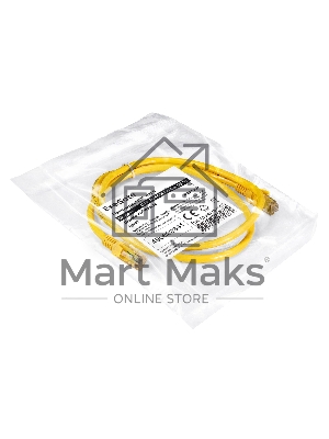 Патч-корд ExeGate UTP-RJ45-RJ45-C6-1M-YL, UTP, cat.6, 1м, желтый