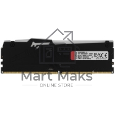 Оперативная память Kingston Fury Beast, DDR5, 16Gb (1x16Gb), 6000MHz, CL36, DIMM, с радиатором, RGB, белый