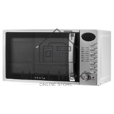 Микроволновая печь Vekta TS720ATS серебристый/черный, 20 л, 700 Вт, переключатели - кнопки, поворотный механизм
