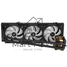 Система жидкостного охлаждения Thermalright Frozen Warframe 360 ARGB Soc-AM5/AM4/1200/1700/1851 черный 4-pin 29.8dB Al LCD Ret (F-WFRAME-360-BL-ARGB)