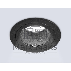 Встраиваемый точечный светильник Ambrella light TN102824 BK/BK черный/черный GU5.3 D92*50