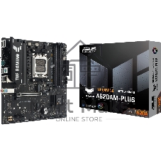 Материнская плата ASUS TUF GAMING A620M-A PLUS, AM5, AMD A620A, 4xDDR5, 4xSATA, 2xM.2, 1xPCIe 4.0 x16, 1xPCIe 3.0 x1, 1xHDMI, 2xDP, 1x2.5Gb LAN, 2xUSB-A 10Gbps, 4xUSB-A 2.0, 3x3.5 мм, 7.1, mATX