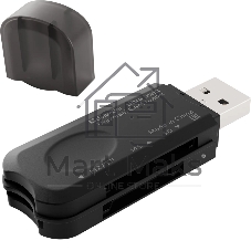 Универсальный картридер Defender Ultra Swift USB 2.0, 4 слота