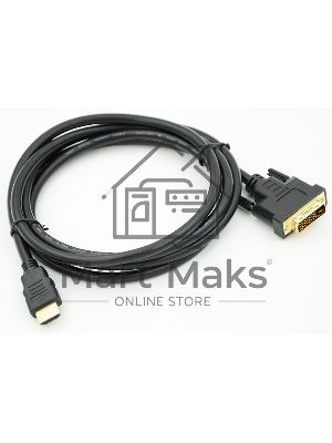 Кабель HDMI/DVI-D 3м SIEMAX 19M - DVI Dual Link, черный