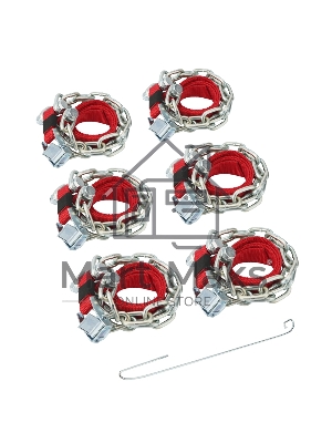 Цепи (браслеты) противоскольжения Rexant для кроссоверов (колеса 205-225 мм), к-т 6 шт.