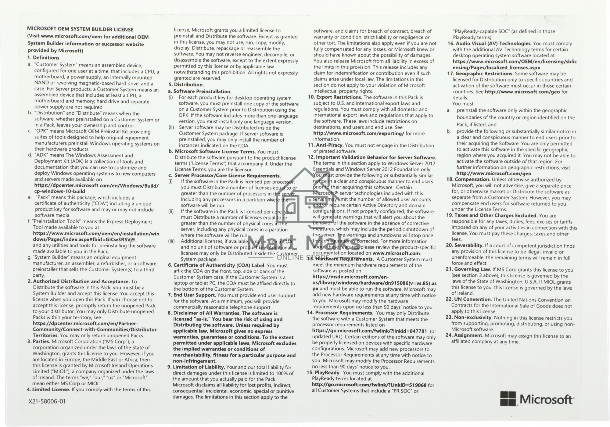 ПО Microsoft Windows Svr Std 2022 Eng 1pkDSP OEI 4Cr NoMedia/NoKey(POSOnly)AddLic (P73-08441)