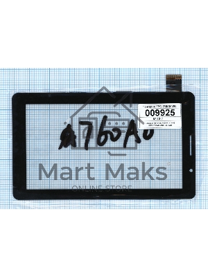 Сенсорное стекло (тачскрин) FPC-0760A0-V01, черное