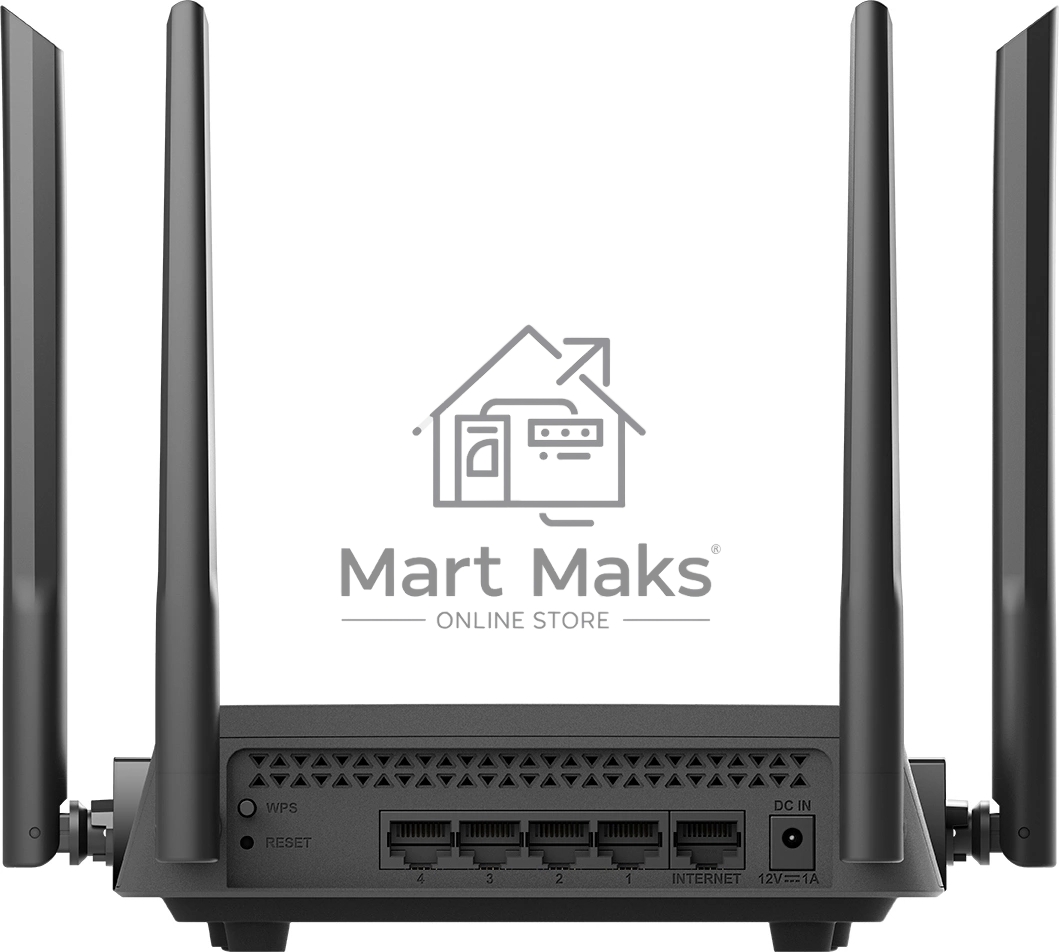 Маршрутизатор DIR-842/RU/R7A AC1200 Wi-Fi EasyMesh Router, 1000Base-T WAN, 4x1000Base-T LAN, 4x5dBi external antennas
