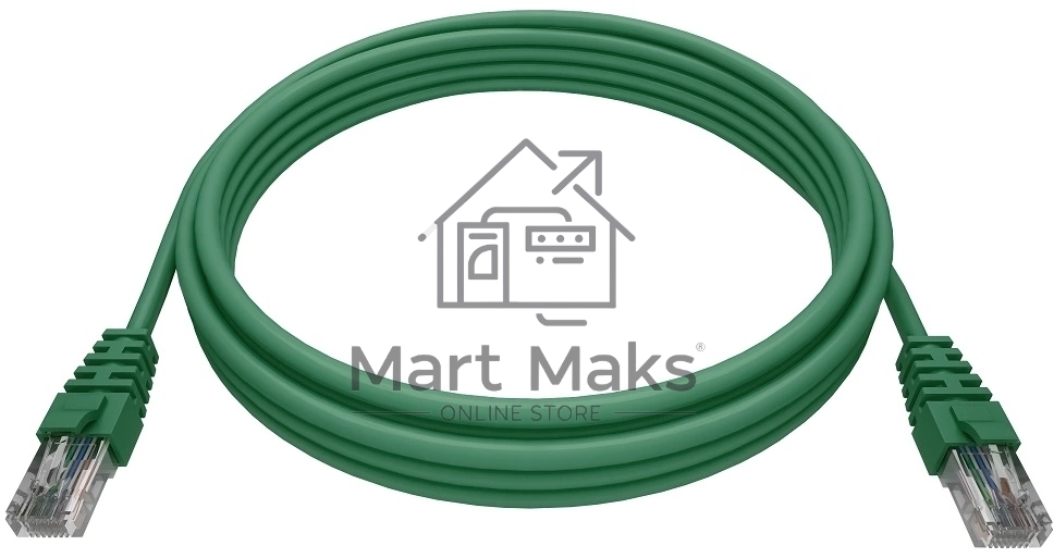 Патч-корд NTSS NTSS-PC-UTP-RJ45-5e-0.15-LSZH-GN NTSS-PC-UTP-RJ45-5E-0.15-LSZH UTP RJ-45 вил.-вилка RJ-45 cat.5e 0.15м зеленый LSZH (уп.:1шт)