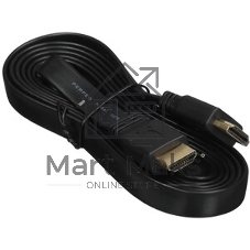 Кабель PERFEO HDMI A вилка - HDMI A вилка, плоский, ver.1.4, длина 2 м. (H1302)