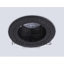Встраиваемый точечный светильник Ambrella light TN102824 BK/BK черный/черный GU5.3 D92*50