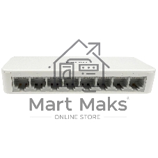 Коммутатор D-Link DES-1008C/F6/E, 8×100 Мбит/с, неуправляемый