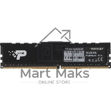 Оперативная память Patriot Signature Premium, DDR4, 16GB (1x16GB), 2666 MHz, CL19, с радиатором, чёрный