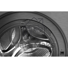 Стиральная машина Weissgauff WM 58411 Direct Drive Inverter Premium Steam Grey серая, загрузка фронтальная 11кг, 1400 об/мин., класс: A+++