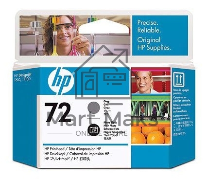 Печатающая головка HP №72 C9380A фото черный/серый печатающая головка для HP DJ T1100/T610