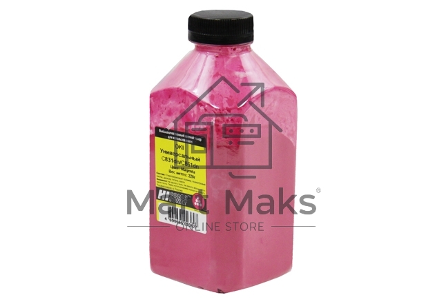 Тонер Hi-Black Универсальный для Oki С831dn/C861dn, M, 220 г, банка