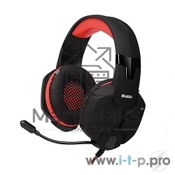 Игровые стереонаушники с микрофоном SVEN AP-G988MV, черный-красный Игровые стереонаушники с микрофоном SVEN AP-G988MV, черный-красный