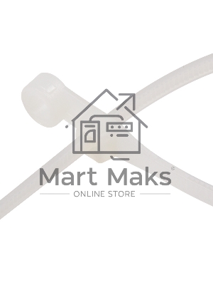 Хомут-стяжкa нейлоновая под винт Rexant 150x3,6 мм, белая, упаковка 100 шт.