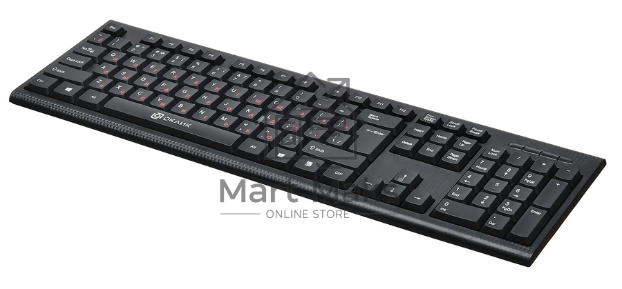 Клавиатура Oklick 120M проводная, USB, черный