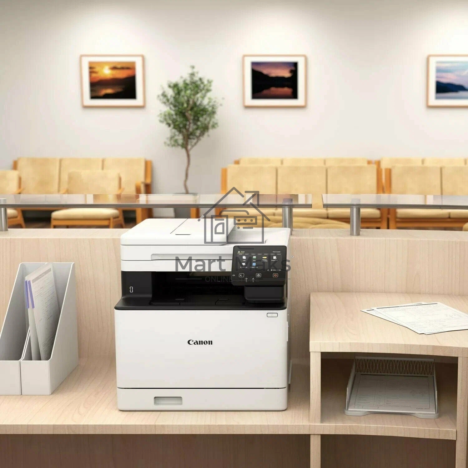 МФУ лазерный Canon i-SENSYS MF752Cdw (5455C012), A4, цветное, печ. 33 стр/мин., скан. до 50 стр/мин., 1200 x 1200 dpi (печать) 600x600dpi (скан.), USB, RJ-45, Wi-Fi, BlueTooth, Air Print, Mopria