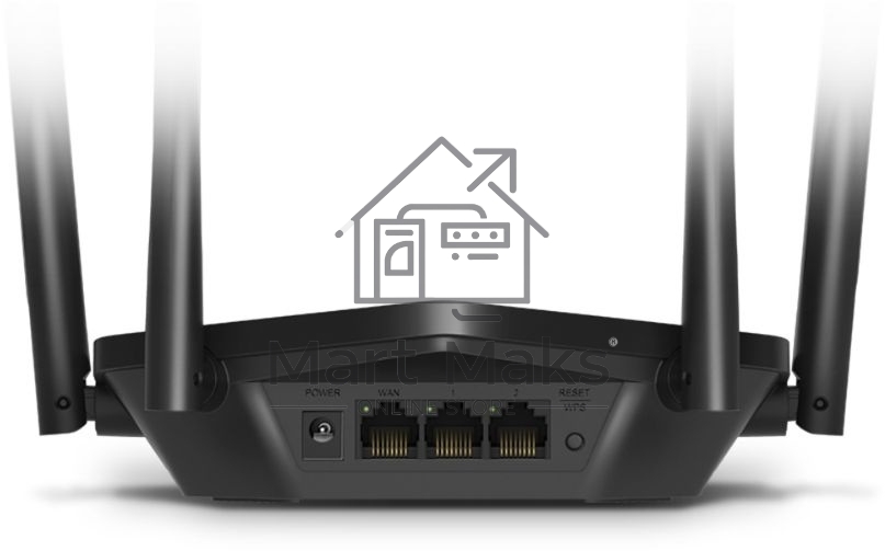 Двухдиапазонный Wi-Fi роутер Mercusys MR60X AX1500