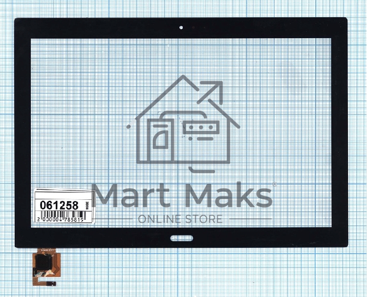 Сенсорное стекло (тачскрин) для Lenovo Tab 4 TB-X704, черное