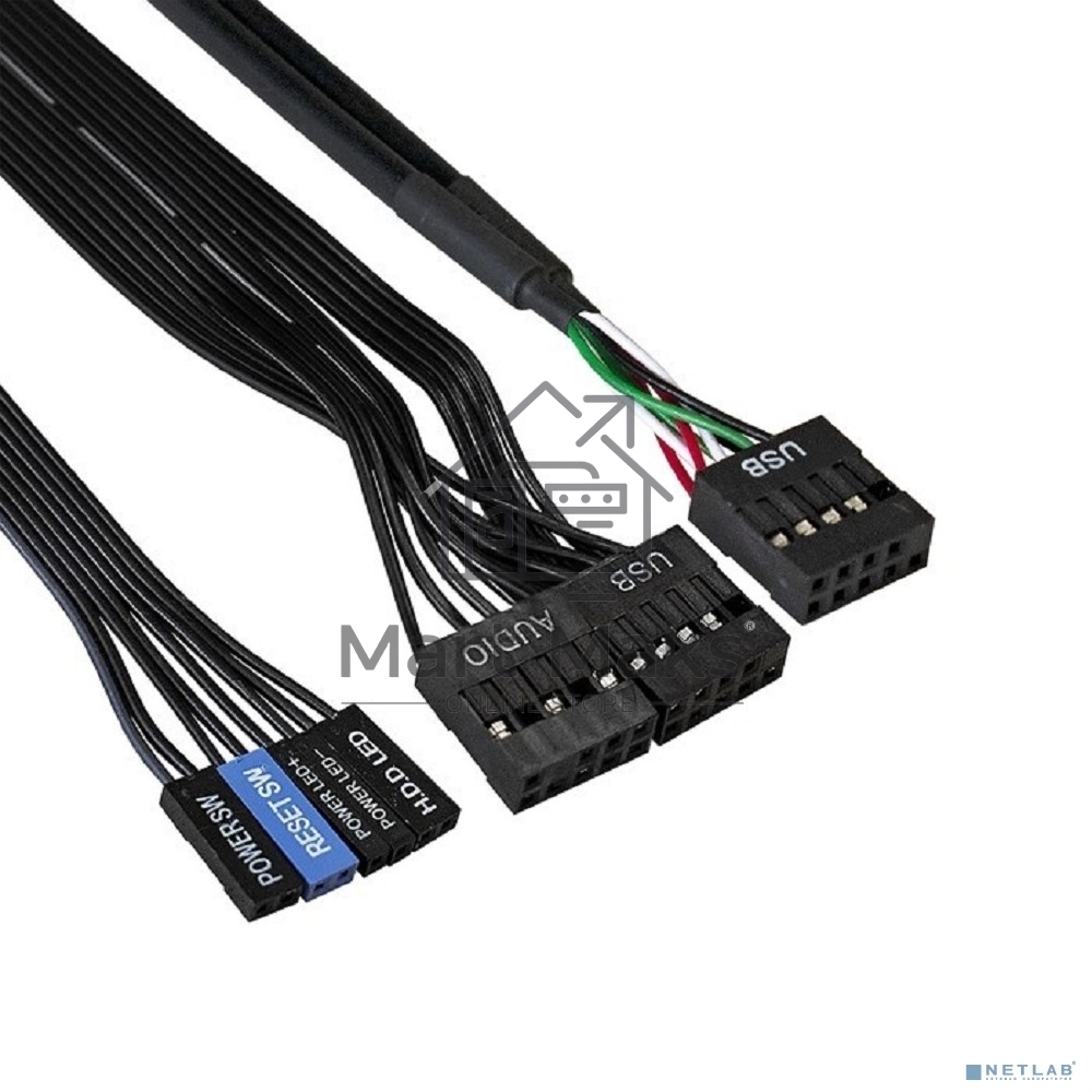 Компьютерный корпус Minitower ExeGate EX291143RUS BAA-105-01-AA500 (mATX, БП AA500 с вент. 8см, 2*USB, аудио, черный)