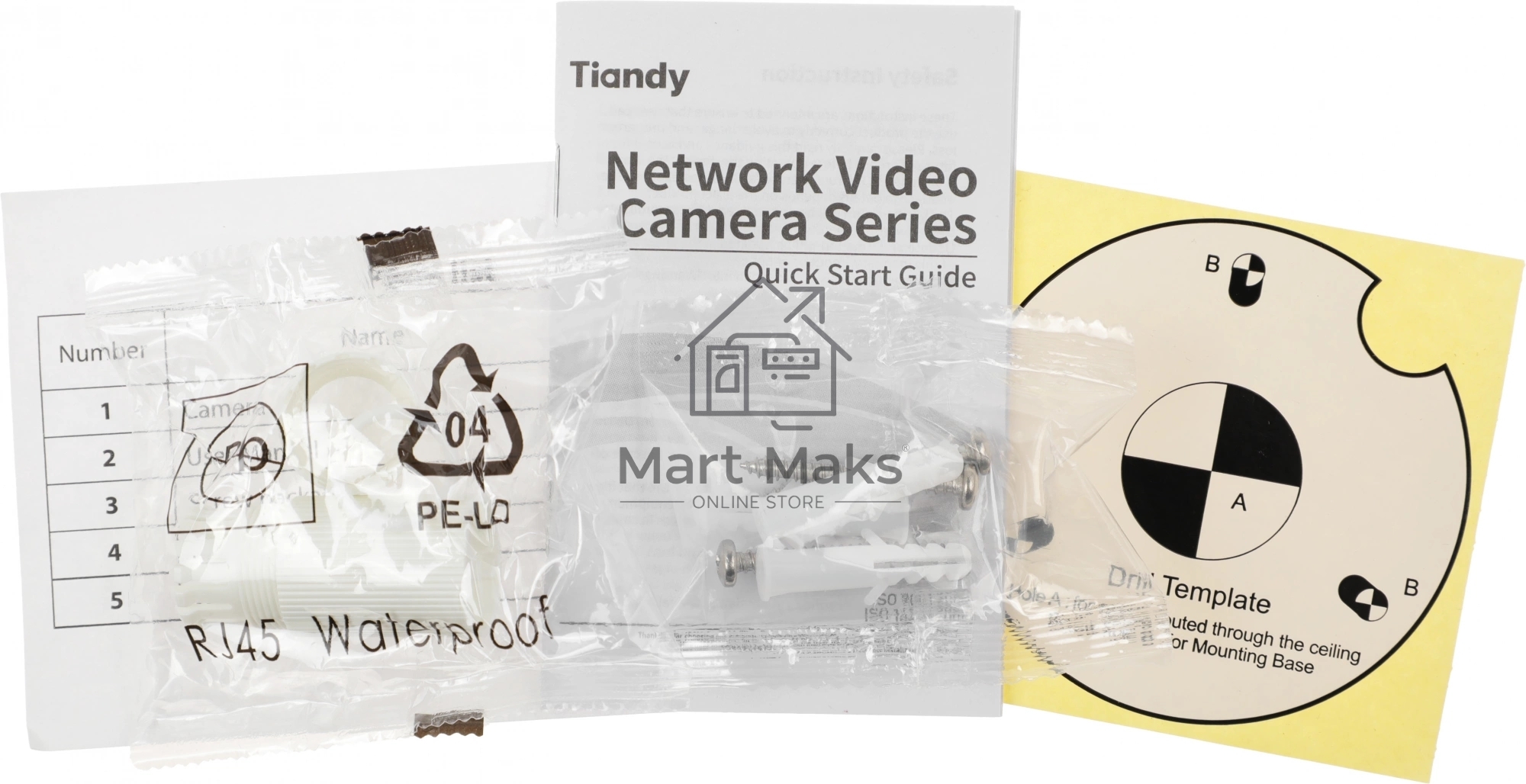 Камера видеонаблюдения IP Tiandy TC-C32WP I5W/E/Y/2.8mm/V4.2 2.8-2.8мм цв. корп.:белый (TC-C32WP I5W/E/Y/2.8/V4.2)