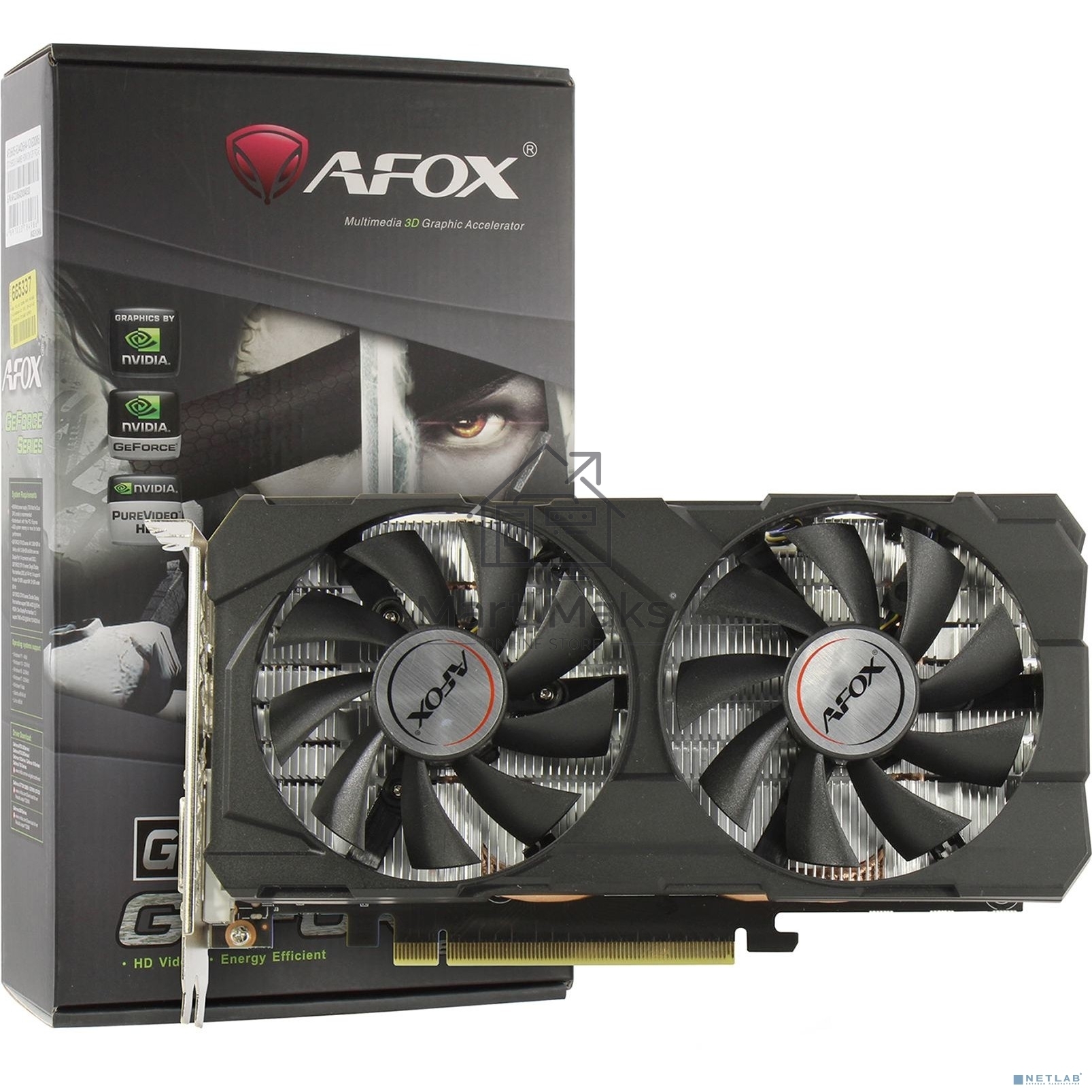 Видеокарта VGA AFOX NVIDIA GeForce GTX 1660 SUPER 6G V4 6GB, GDDR6/192-bit, PCIe 3.0, 1xDVI-D, 1xHDMI 2.0, 1xDP, 2-slot
