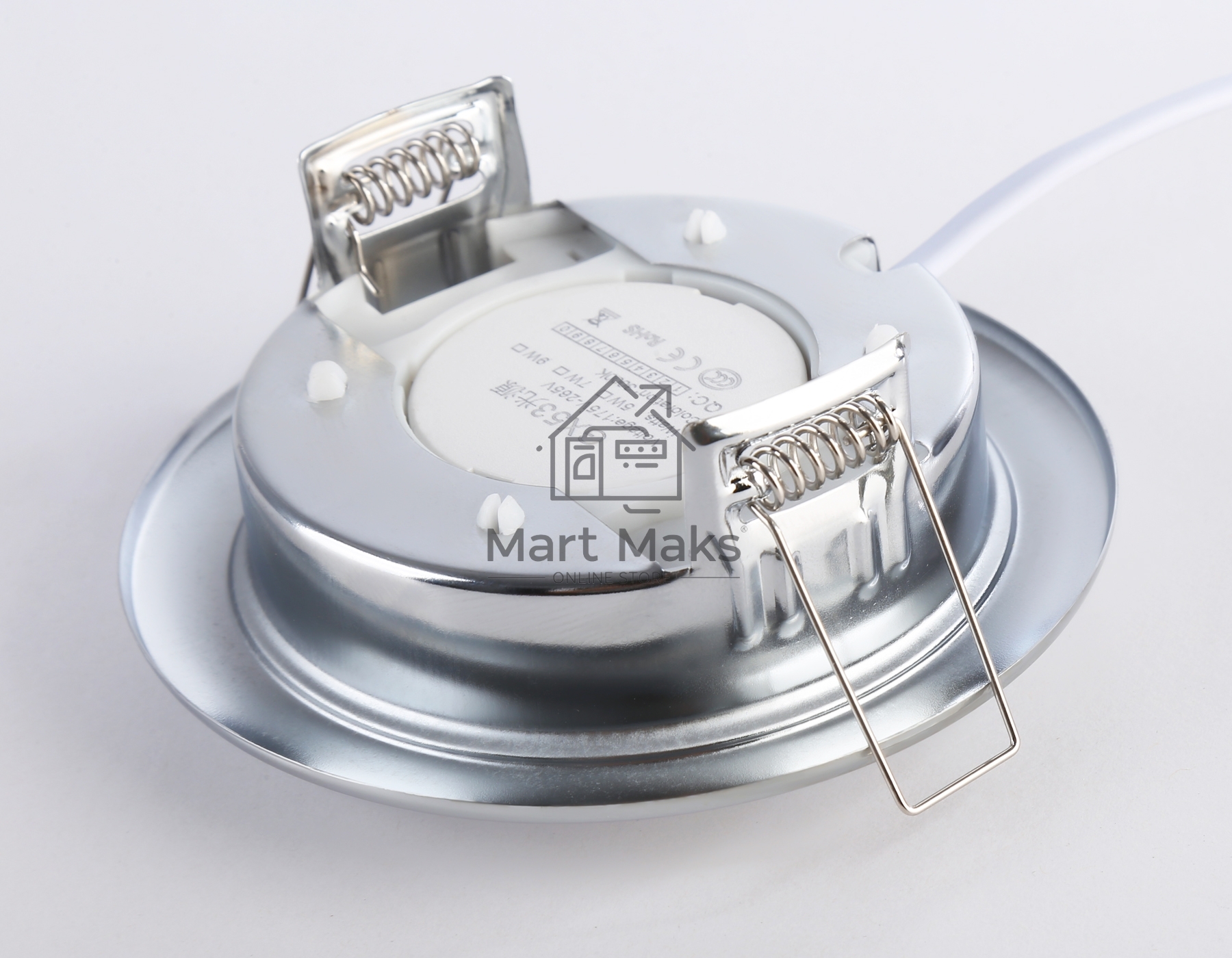 Светильник встраиваемый G10102 CH хром GX53 max 12W D106*38 (кратность 10шт)