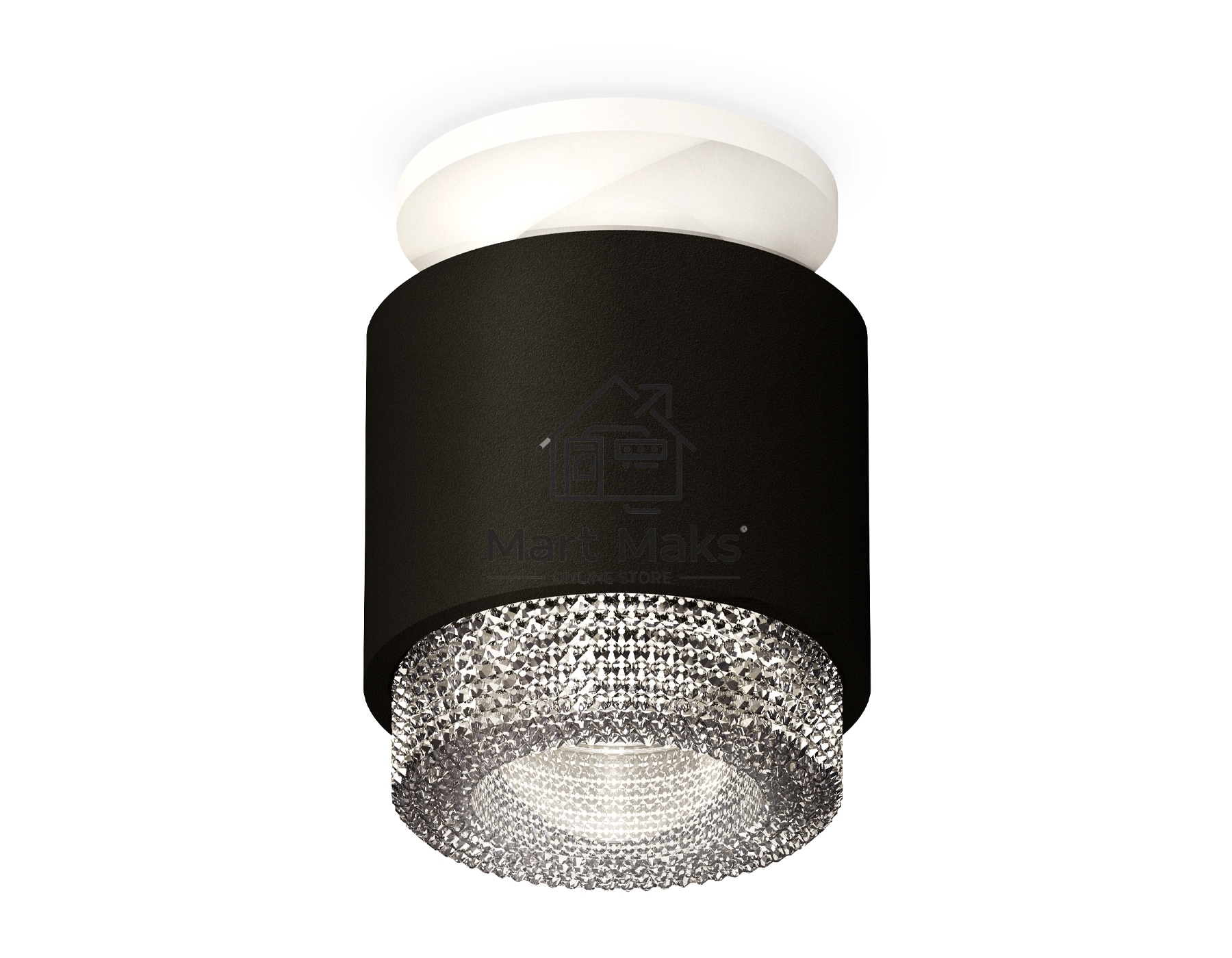 Светильник Ambrella Light XS7511042 SBK/SWH/CL черный песок/белый песок/прозрачный MR16 GU5.3 (N7925, C7511, N7191)