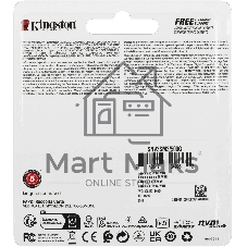 Накопитель SSD Kingston NV3, 500Gb, M.2(22x30мм), NVMe, PCIe 4.0 x4, 3D TLC, R/W 5000/3000Mb/s, TbW 160, DWPD 0.2 (60 мес)