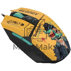 Мышь проводная A4Tech Bloody W63 Max Renegade желтый, 12000 dpi, USB, кнопки - 7
