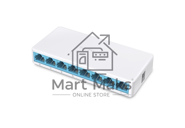 Коммутатор Mercusys MS108, 8 портов Ethernet 100 Мбит/с