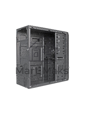 Компьютерный корпус Miditower ExeGate XP-401 Black, ATX, (без БП), 2*USB, Audio
