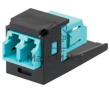 Адаптер Panduit CMDSAQLCZBL проходн. Mini-ComLC дупл. 50/125 OM3 черный