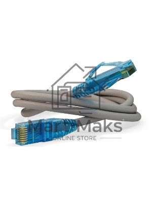 Патч-корд U/UTP кат.6 LSZH 2м PC-LPM-UTP-RJ45-RJ45-C6-2M-LSZH-GY сер. Hyperline 42265