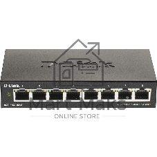 Коммутатор D-Link DGS-1100-08V2/A1A, 8×1 Гбит/с, настраиваемый