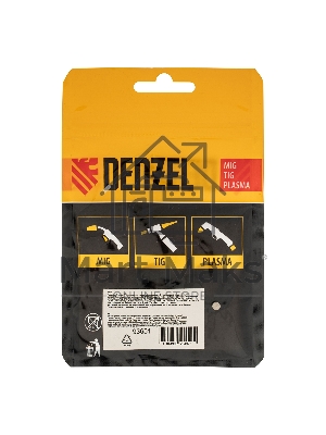 Подающий ролик, V профиль под стальную проволоку 0,8-1мм, посадка квадрат, 2 шт Denzel