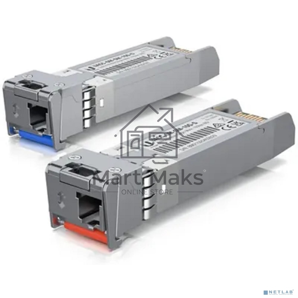 Ubiquiti UACC-OM-SM-10G-S-2 (UF-SM-10G-S) - U Fiber, Single-Mode Module, 10G, BiDi, 2-Pack