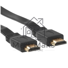 Кабель PERFEO HDMI A вилка - HDMI A вилка, плоский, ver.1.4, длина 3 м. (H1303)