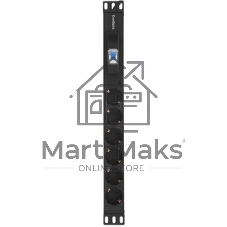 Блок розеток горизонтальный ExeGate ServerPro PDU-19H610 Al-6S-EU2.5-1P, 19