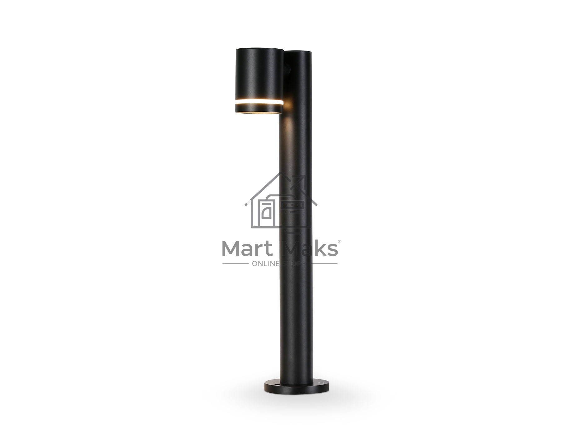 Светильник Ambrella light ST3343 BK черный IP54 GX53 max 15W 100*85*600
