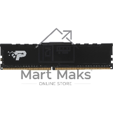 Оперативная память Patriot Signature Premium, DDR4, 16GB (1x16GB), 2666 MHz, CL19, с радиатором, чёрный