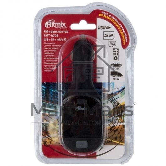 Автомобильный FM-модулятор RITMIX FMT-A705