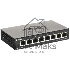 Коммутатор D-Link DGS-1100-08V2/A1A, 8×1 Гбит/с, настраиваемый
