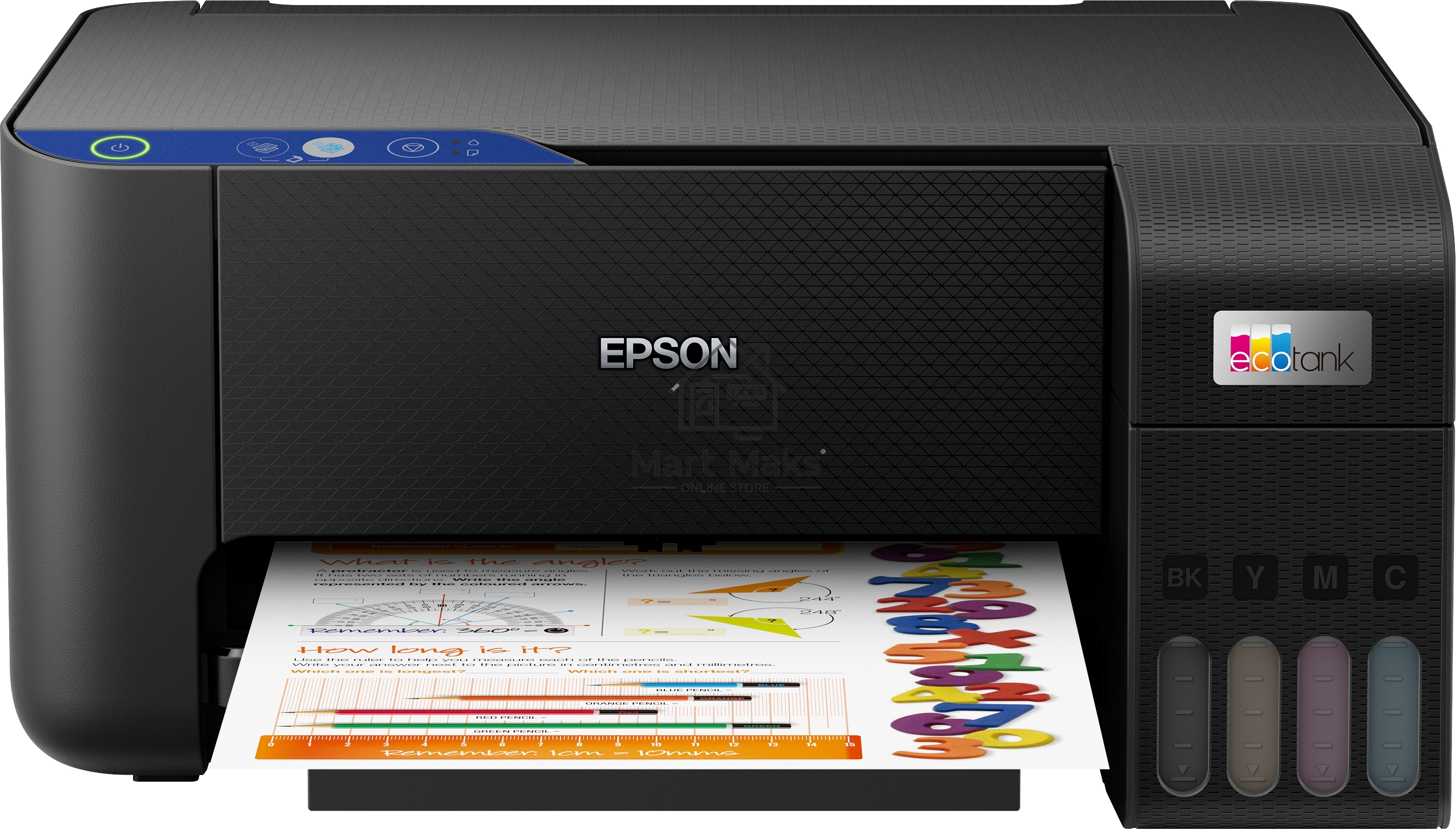 МФУ струйный Epson EcoTank L3211 (C11CJ68406), A4, цветной, печ. до 33 стр/мин. (ч/б) до 15 стр/мин. (цвет), скан. до 1.87 стр/мин. (ч/б) 5.45 стр/мин. (цвет), 5760 x 1440 dpi (печать) 600x1200dpi (скан.), USB